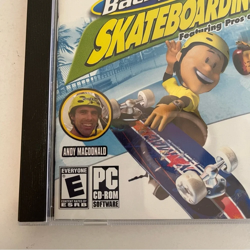 Atari Backyard Skateboarding Pros as Kids Andy McDonald PC CD-ROM Game Y2K VTG